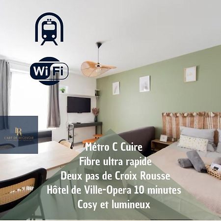 Art De Recevoir - L'Ecrin De Margnolles - Croix Rousse - Metro C-Cuire Caluire-et-Cuire Exteriér fotografie